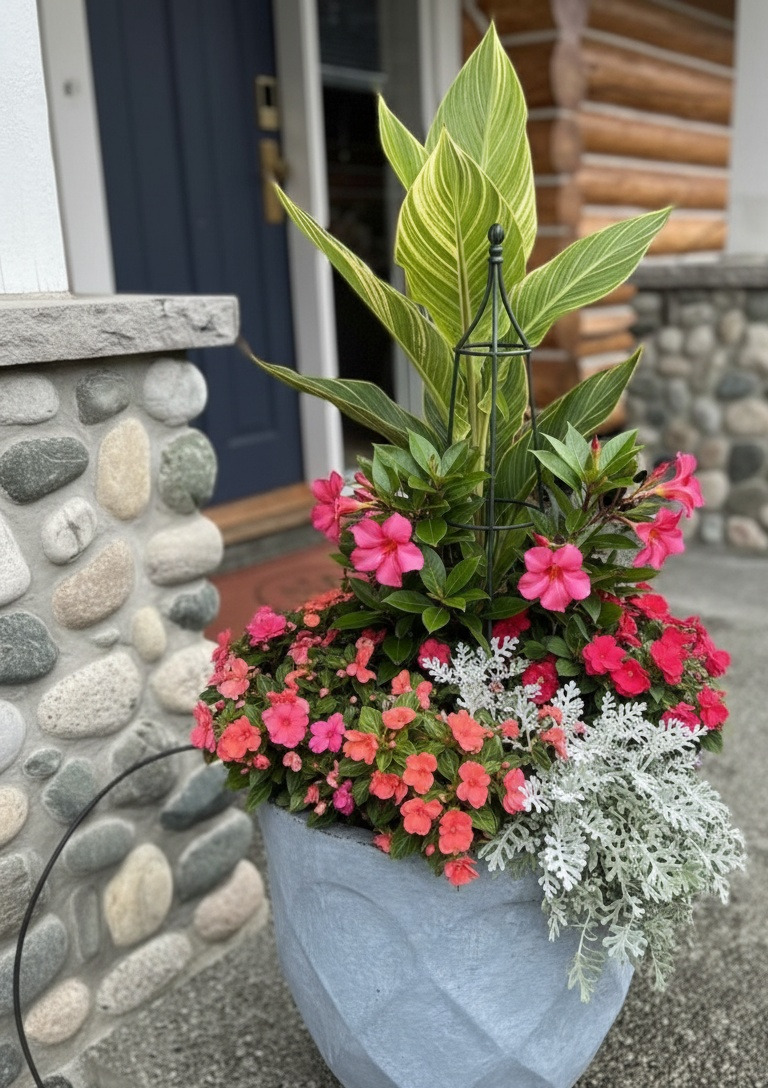 Premium plant upgrade close-up